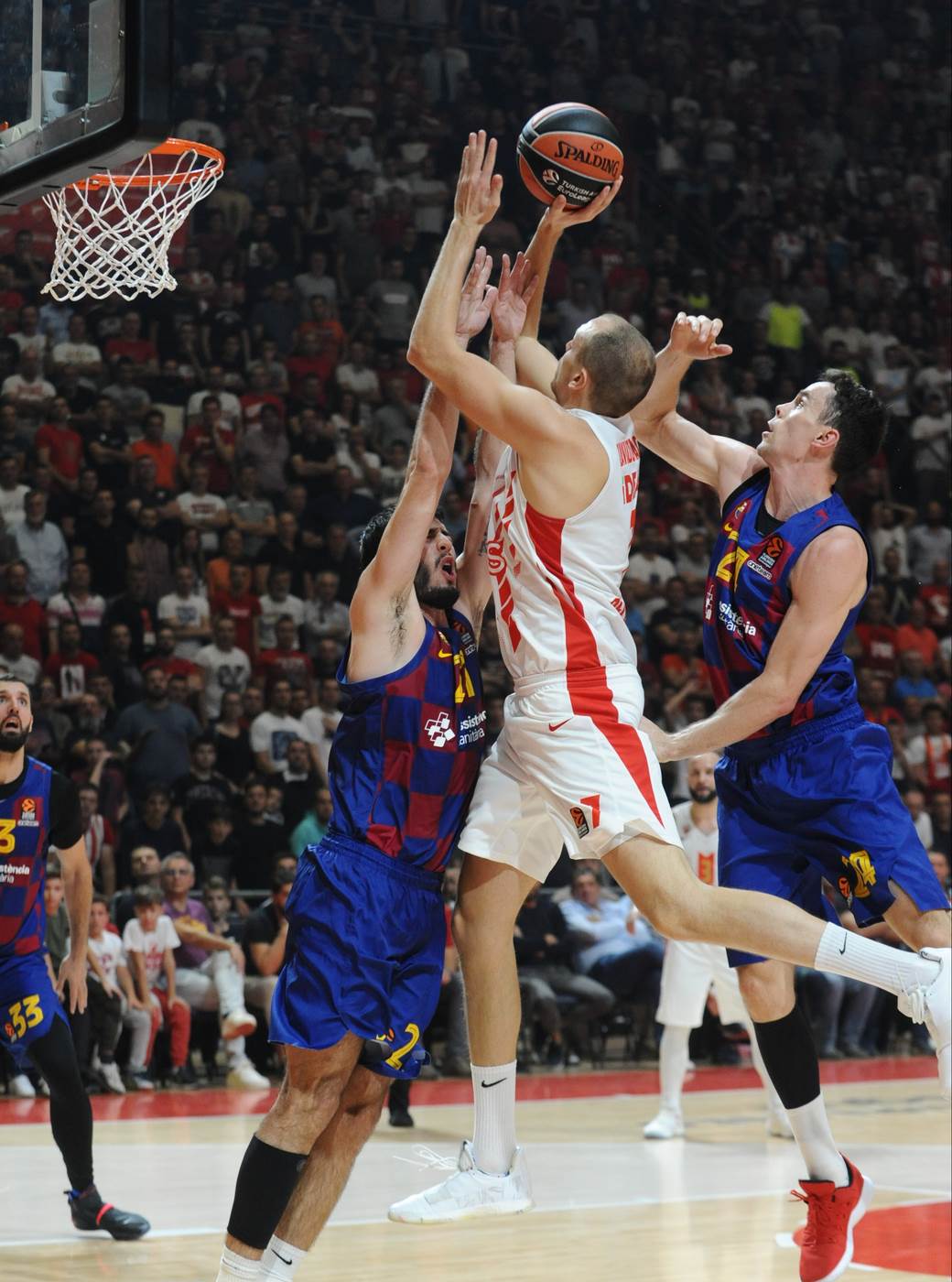 Lorenco Braun izjava o svojoj formi, faulovima i greškama u utakmici Crvena zvezda Barselona