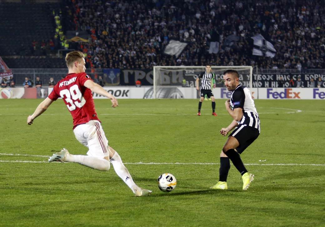 Partizan Mančester junajted 0:1 Liga Evrope