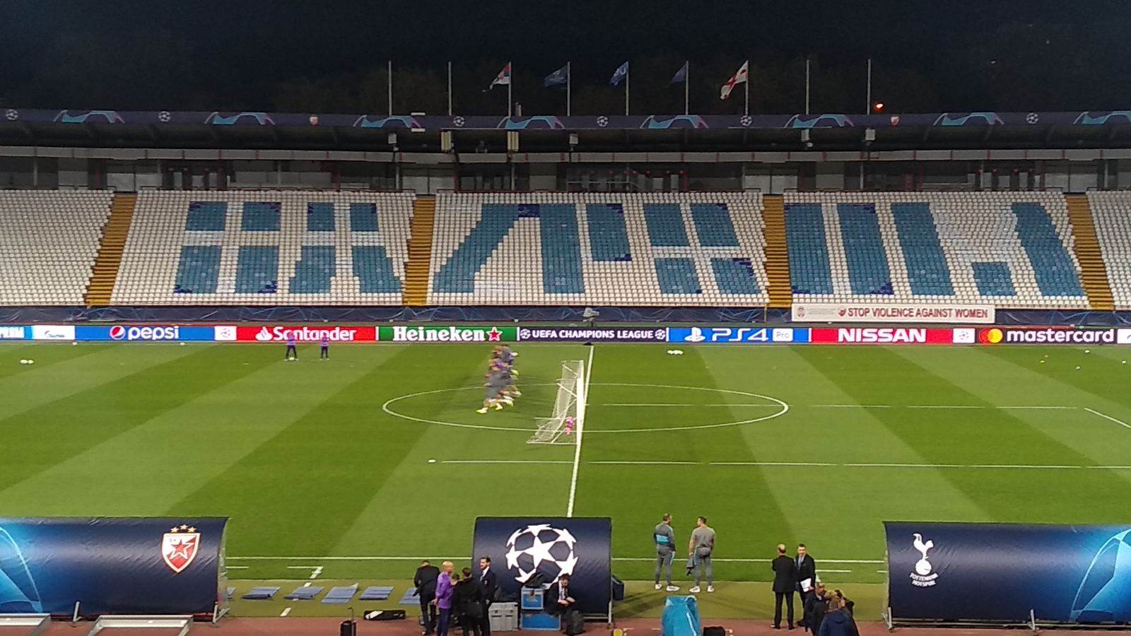 Crvena zvezda - Totenhem Liga šampiona sastavi