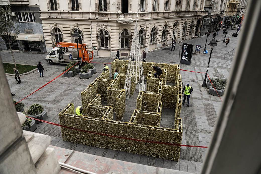 Lavirint na Obilićevom vencu: Tunel i lavirint ponovo u centru Beograda FOTOGRAFIJE