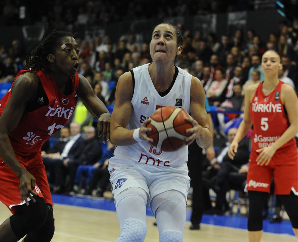 Kvalifikacija za Evropsko prvenstvo 2021 košarkašice: Srbija - Turska 59:56