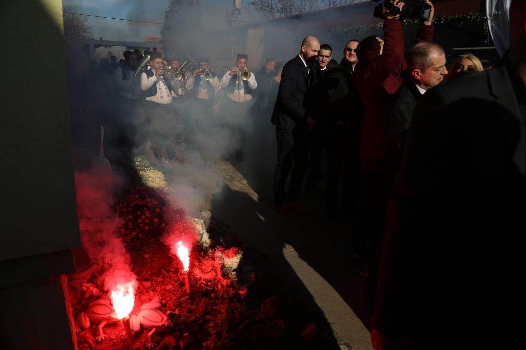 Veljko Ražnatović Bogdana Rodić svadba