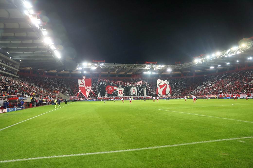 Olimpijakos - Zvezda UŽIVO: Fotografije koreografija Gate 7 i Delije FOTO