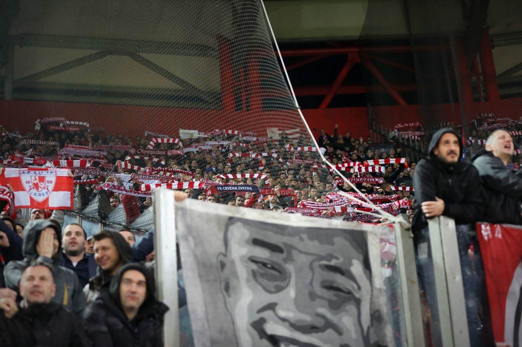 Olimpijakos - Zvezda UŽIVO: Fotografije koreografija Gate 7 i Delije FOTO