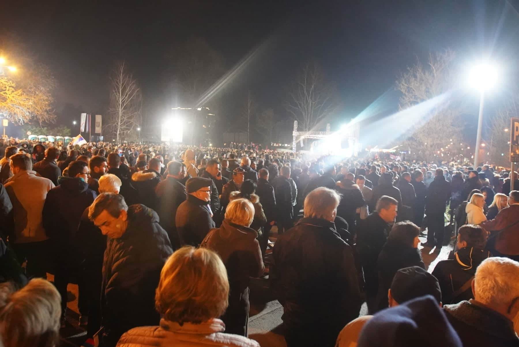 Protesti opozicije i vlasti u Banjaluci