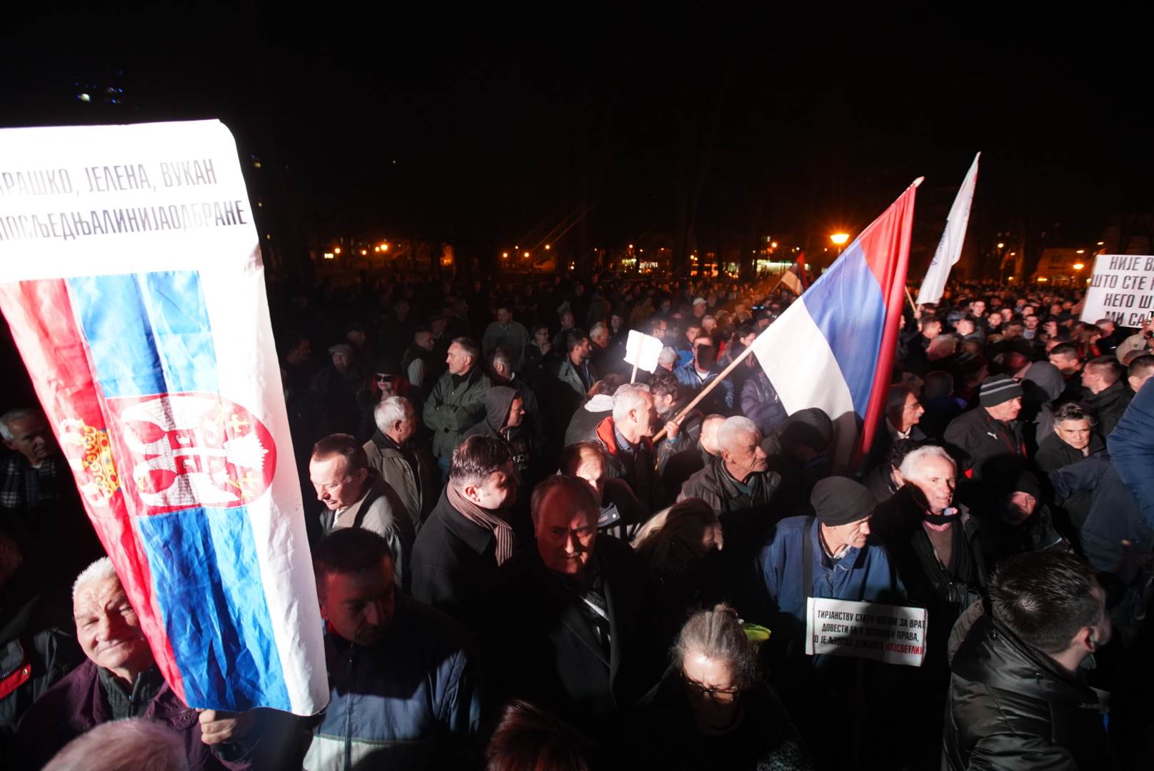 Protesti opozicije i vlasti u Banjaluci