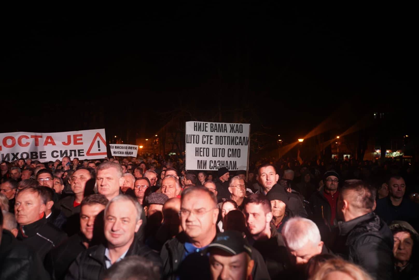 Protesti opozicije i vlasti u Banjaluci