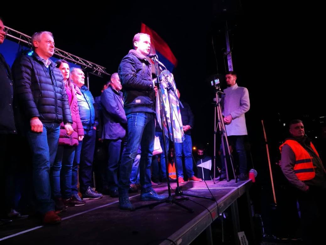 Protesti opozicije i vlasti u Banjaluci