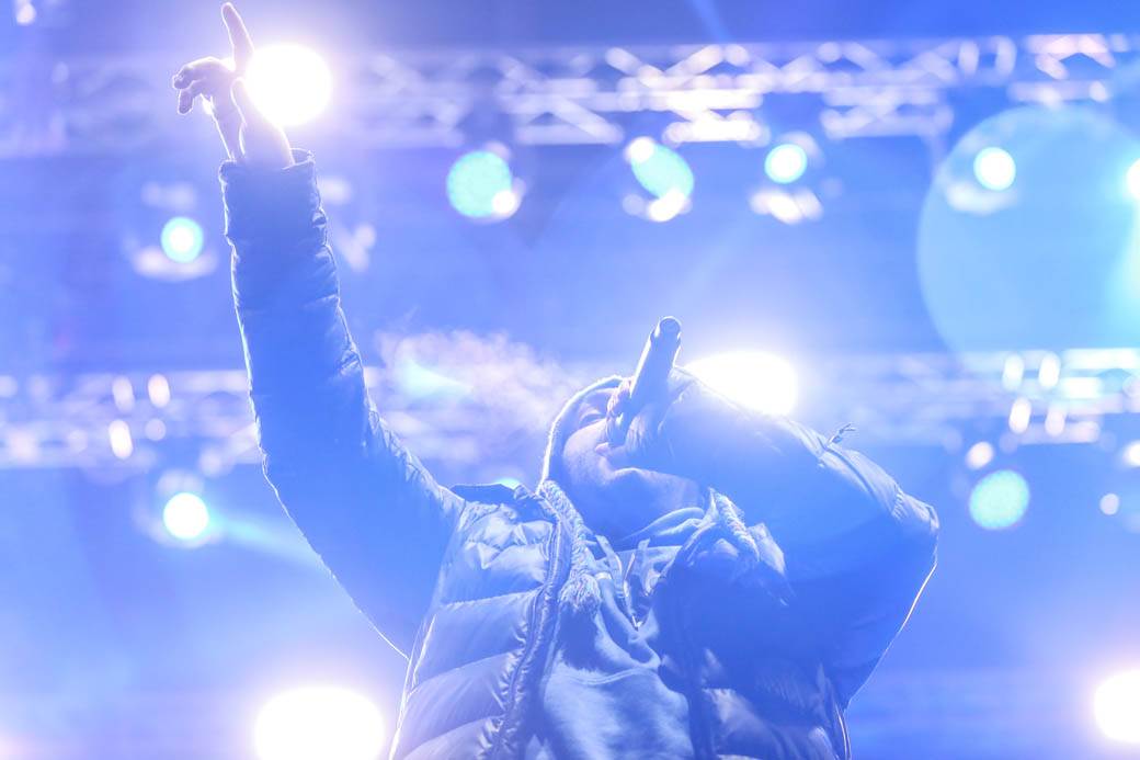 Sara Jo, Rasta, Coby, Vuk Mob, Angelina koncert ispred SKupštine - Beogradska zima 2019 FOTO 