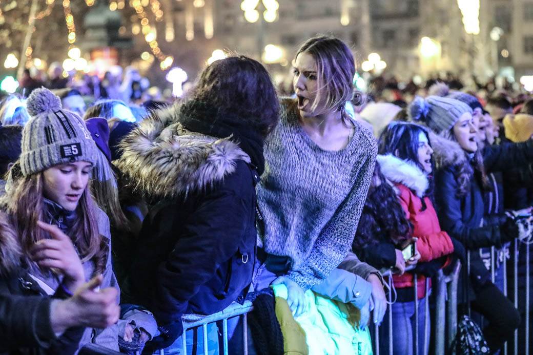 Sara Jo, Rasta, Coby, Vuk Mob, Angelina koncert ispred SKupštine - Beogradska zima 2019 FOTO 