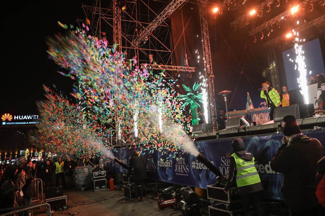 Sara Jo, Rasta, Coby, Vuk Mob, Angelina koncert ispred SKupštine - Beogradska zima 2019 FOTO 