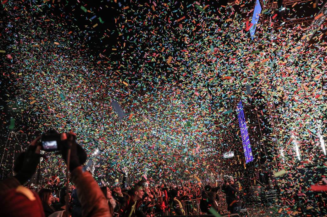 Sara Jo, Rasta, Coby, Vuk Mob, Angelina koncert ispred SKupštine - Beogradska zima 2019 FOTO 