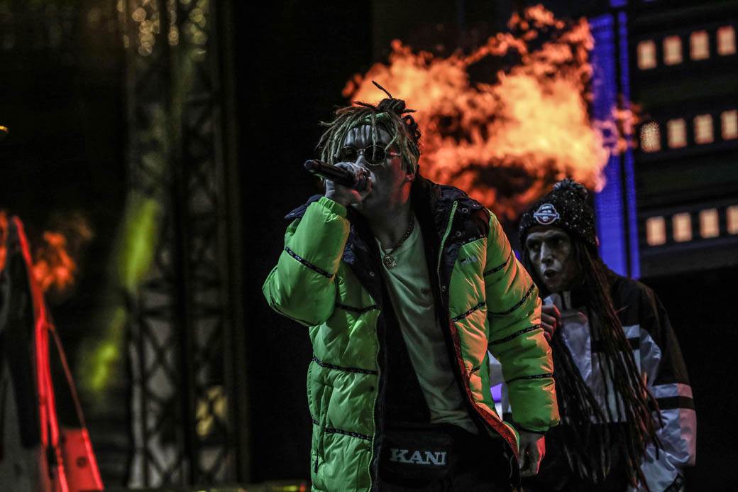 Sara Jo, Rasta, Coby, Vuk Mob, Angelina koncert ispred SKupštine - Beogradska zima 2019 FOTO 