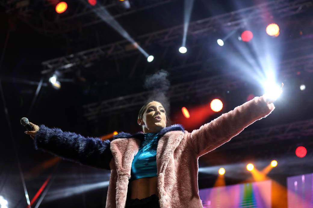 Sara Jo, Rasta, Coby, Vuk Mob, Angelina koncert ispred SKupštine - Beogradska zima 2019 FOTO 