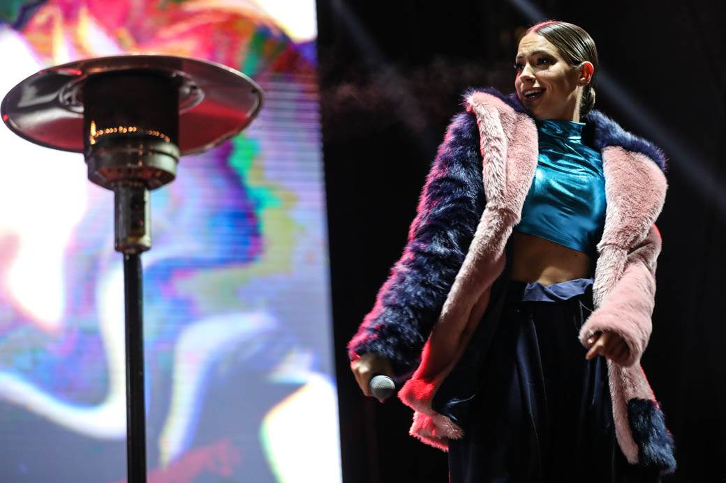 Sara Jo, Rasta, Coby, Vuk Mob, Angelina koncert ispred SKupštine - Beogradska zima 2019 FOTO 