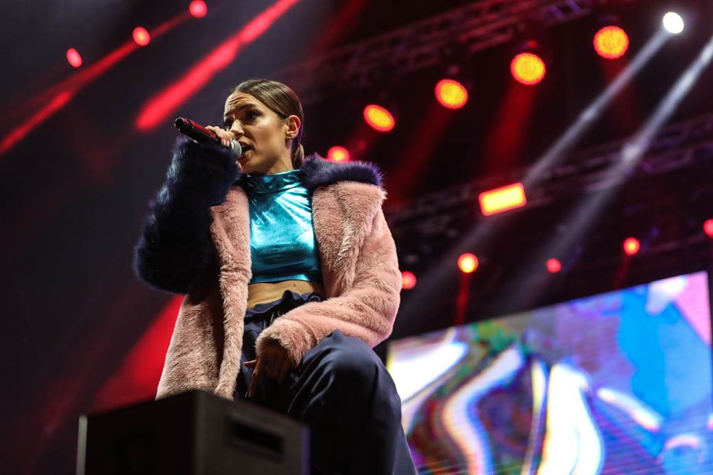 Sara Jo, Rasta, Coby, Vuk Mob, Angelina koncert ispred SKupštine - Beogradska zima 2019 FOTO 