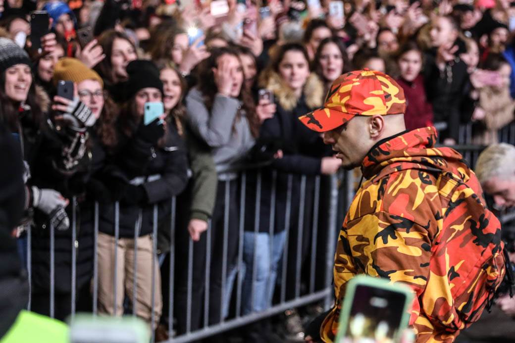 Sara Jo, Rasta, Coby, Vuk Mob, Angelina koncert ispred SKupštine - Beogradska zima 2019 FOTO 