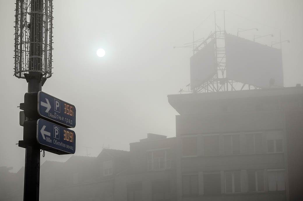 Zagađen vazduh u Srbiji - nano maski nema u apotekama