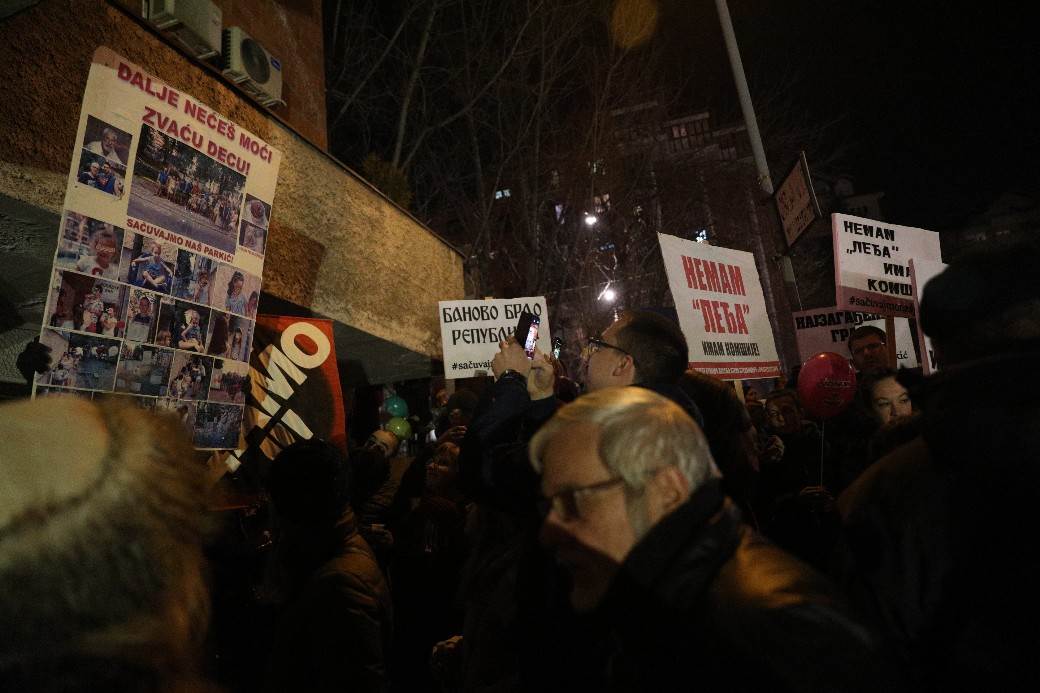 Odbranjen parkić na Banovom Brdu Video 