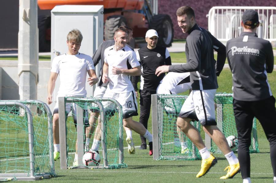 Trening Partizana foto sportske vesti