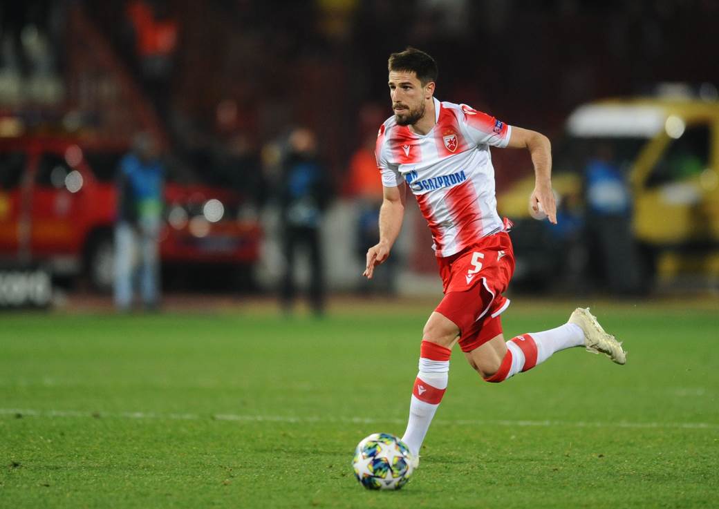 Miloš Degenek u Crvenoj zvezdi na treninzima