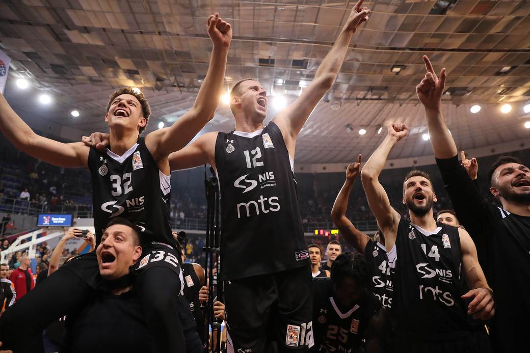 Kup Radivoj Korać: Partizan - Crvena zvezda 85:84 Partizan je osvojio Kup Koraća!