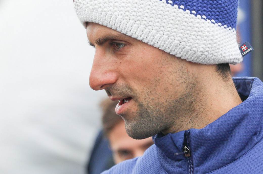 Novak Djoković u Beogradu, trenirao na Dorćolu FOTO