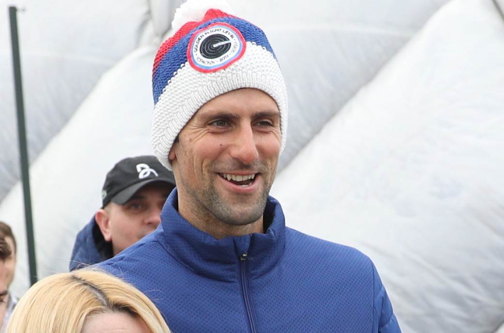 Novak Djoković u Beogradu, trenirao na Dorćolu FOTO