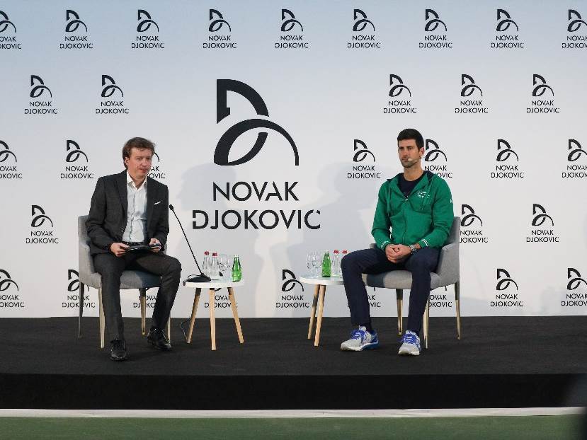 Novak Djoković u Beogradu, trenirao na Dorćolu FOTO