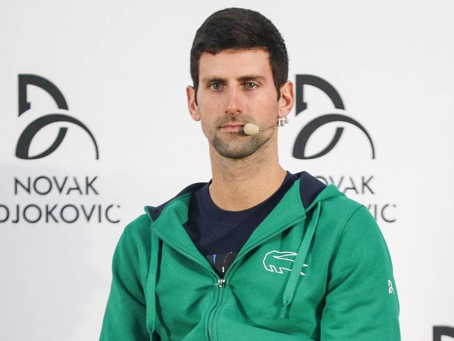 Novak Djoković u Beogradu, trenirao na Dorćolu FOTO