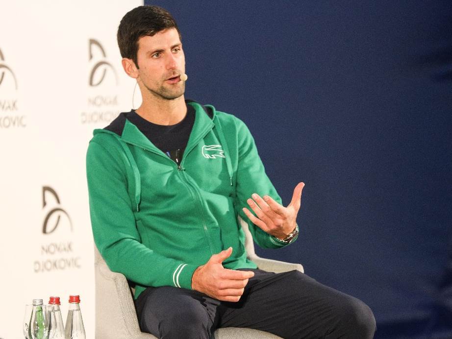 Novak Djoković u Beogradu, trenirao na Dorćolu FOTO