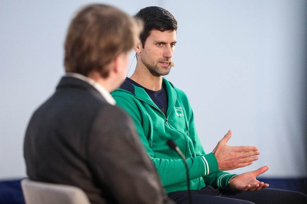 Novak Djoković u Beogradu, trenirao na Dorćolu FOTO
