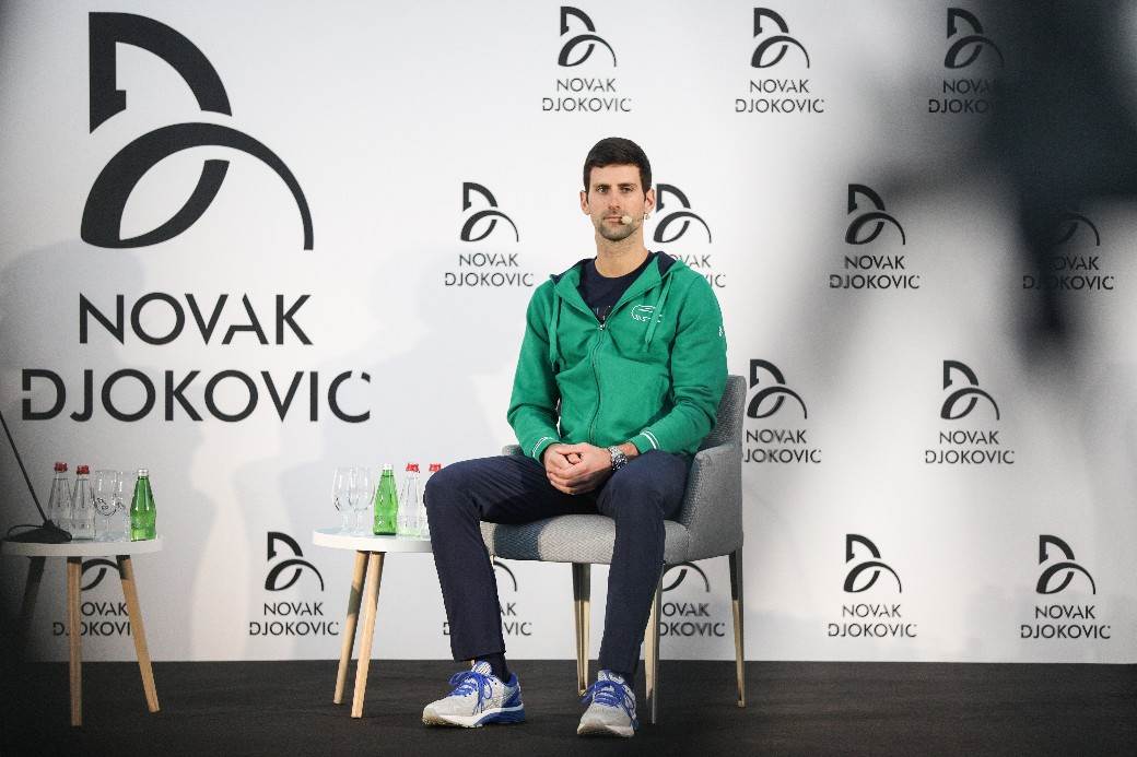Novak Djoković u Beogradu, trenirao na Dorćolu FOTO