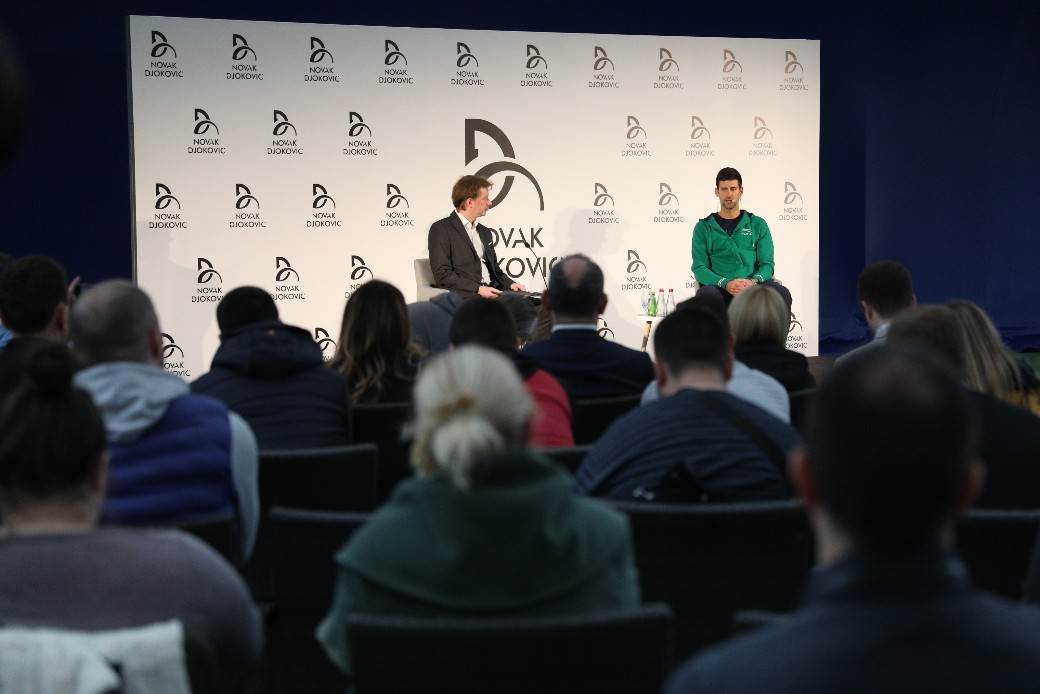 Novak Djoković u Beogradu, trenirao na Dorćolu FOTO
