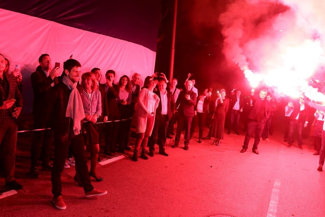 Novak Đoković slavlje u restoranu