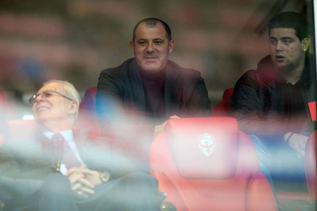 Dejan Stanković na utakmici Crvena zvezda - Midtjiland Liga šampiona za mlade