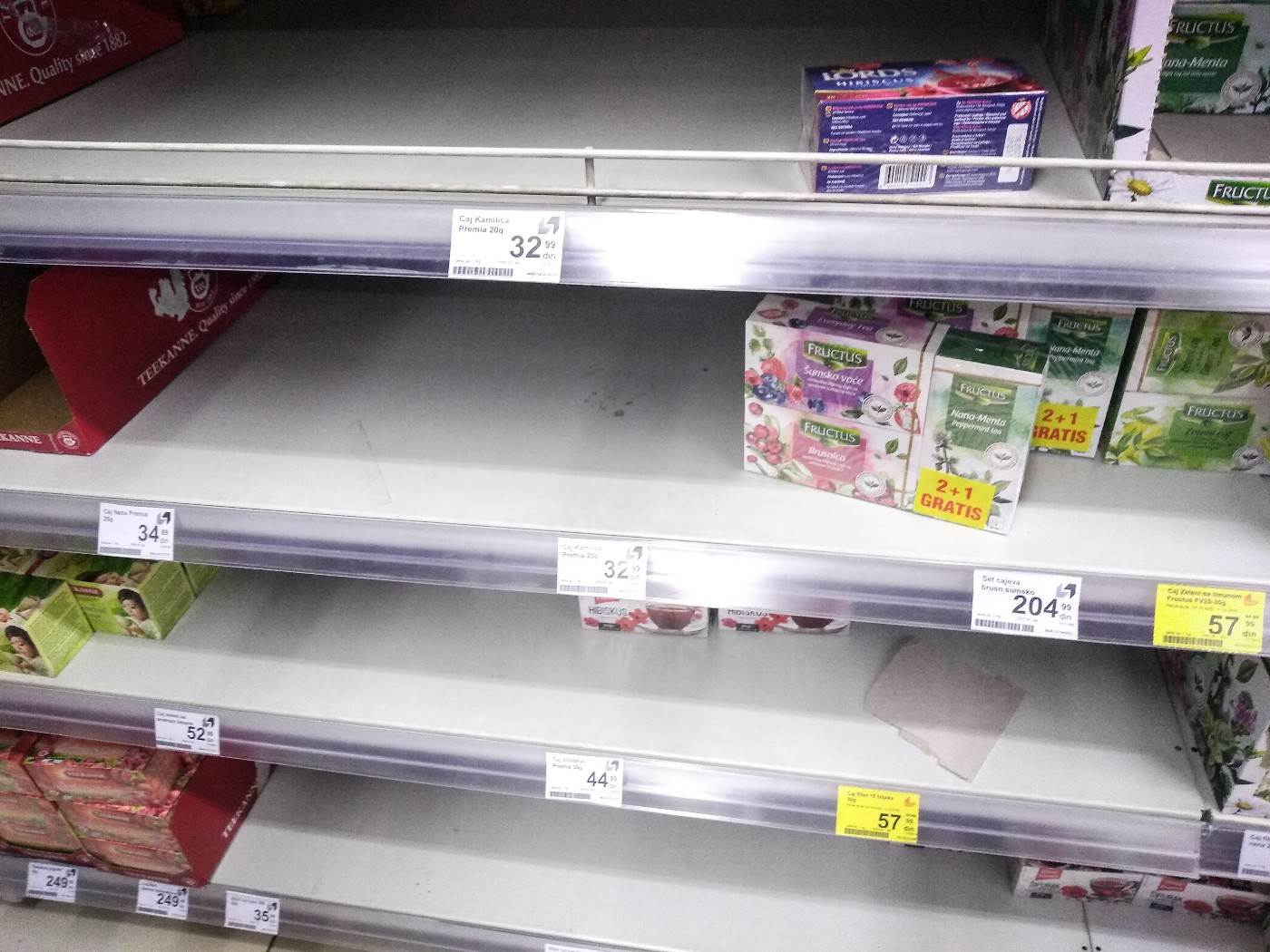 Korona virus - prodavnice u Nemačkoj poluprazne