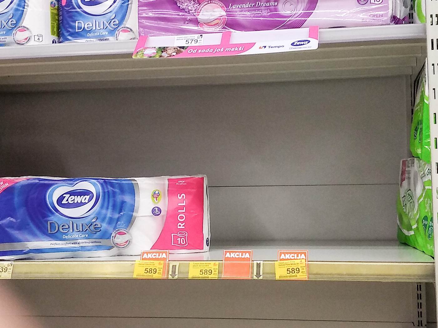 Korona virus - prodavnice u Nemačkoj poluprazne