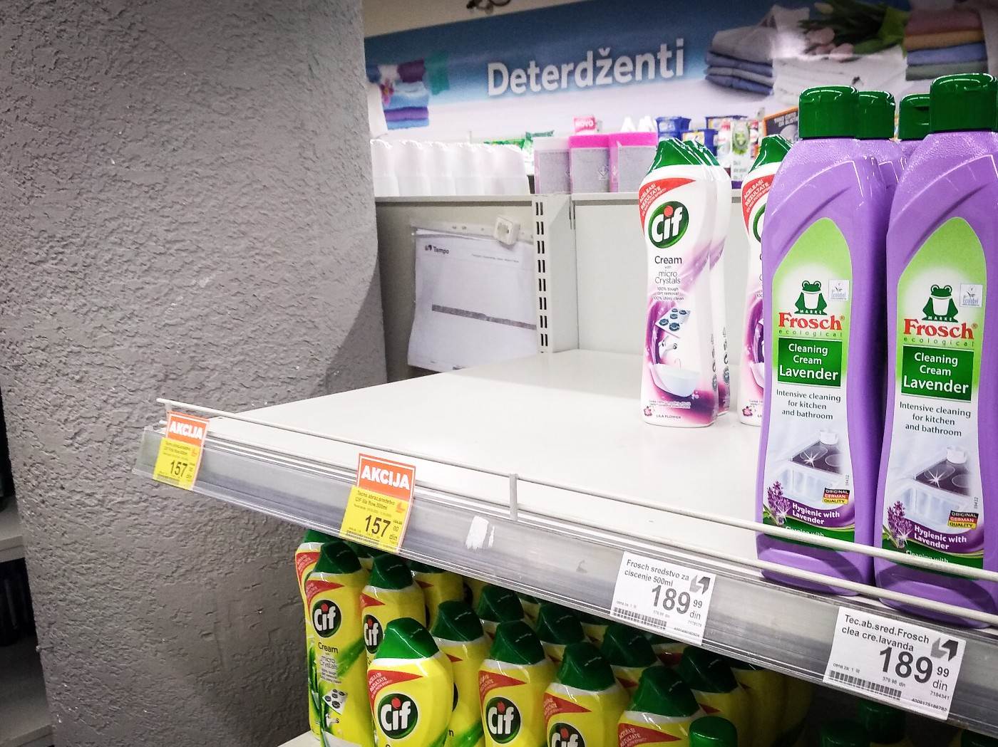 Korona virus - prodavnice u Nemačkoj poluprazne