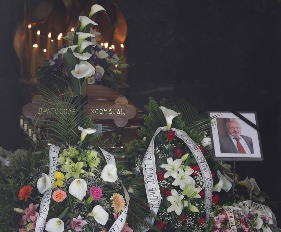 Sahrana biznismen Dragoslav Kosmajac