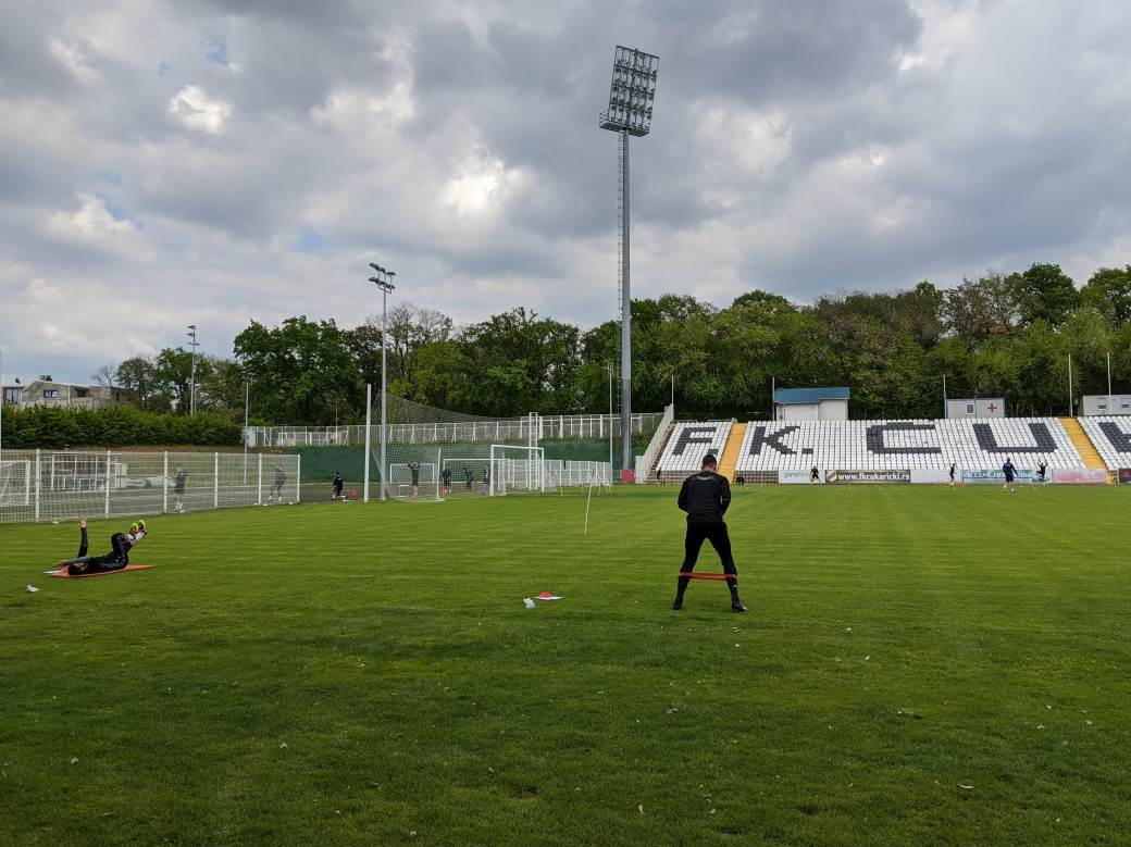 Čukarički povratak na treninge 4. maj
