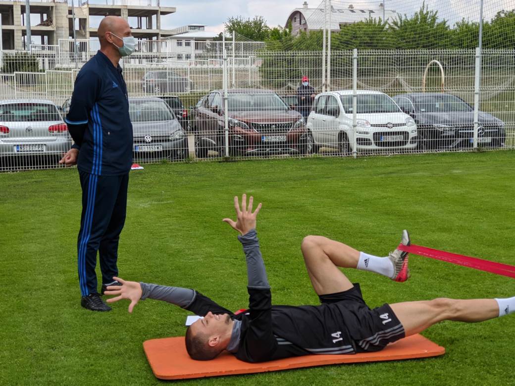 Čukarički povratak na treninge 4. maj