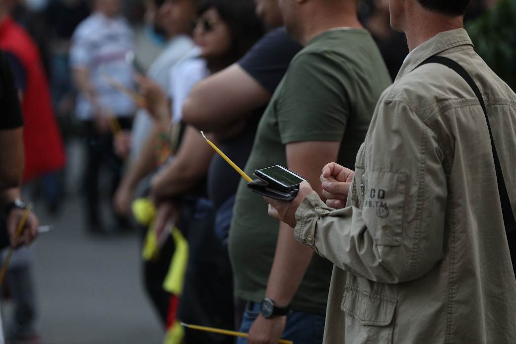 Beograd-SPC-Crna Gora-hapšenje sveštenika-skup podršle