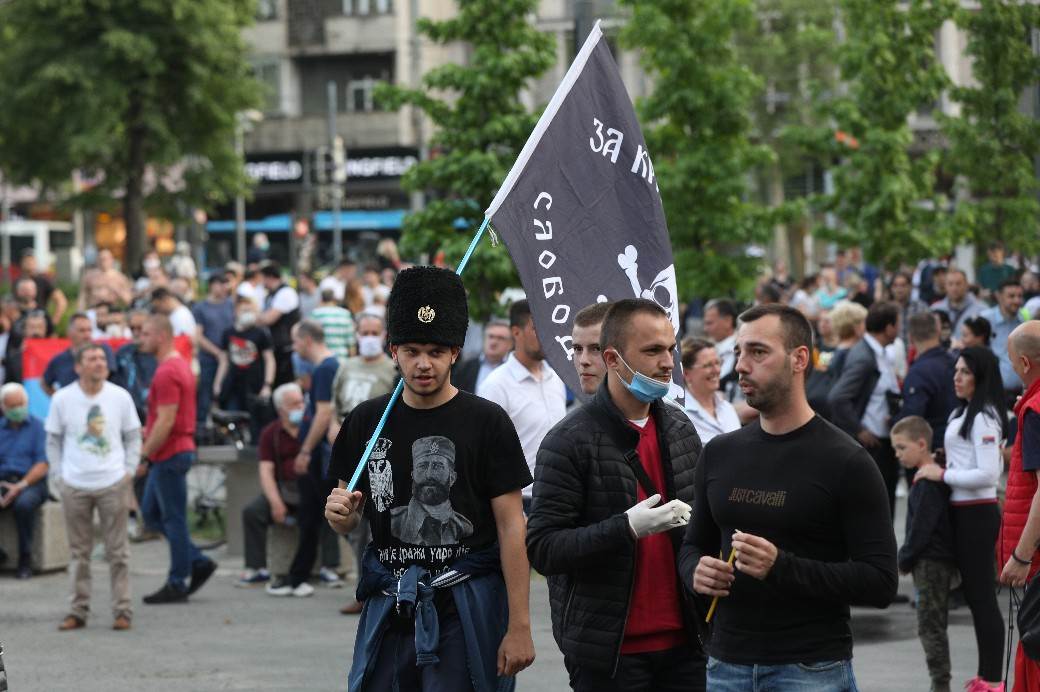 Beograd-SPC-Crna Gora-hapšenje sveštenika-skup podršle