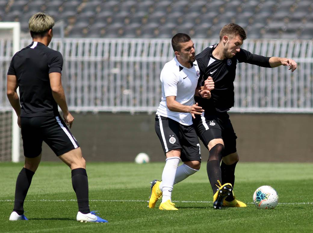FK partizan prvi meč posle korona virus, test utakmica 