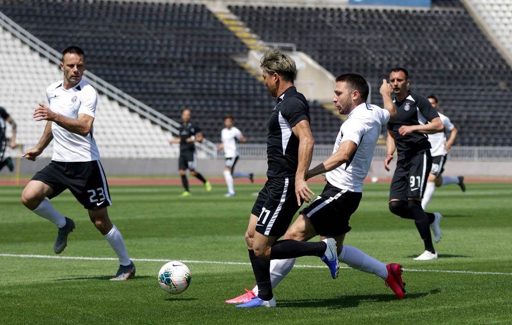 FK partizan prvi meč posle korona virus, test utakmica 
