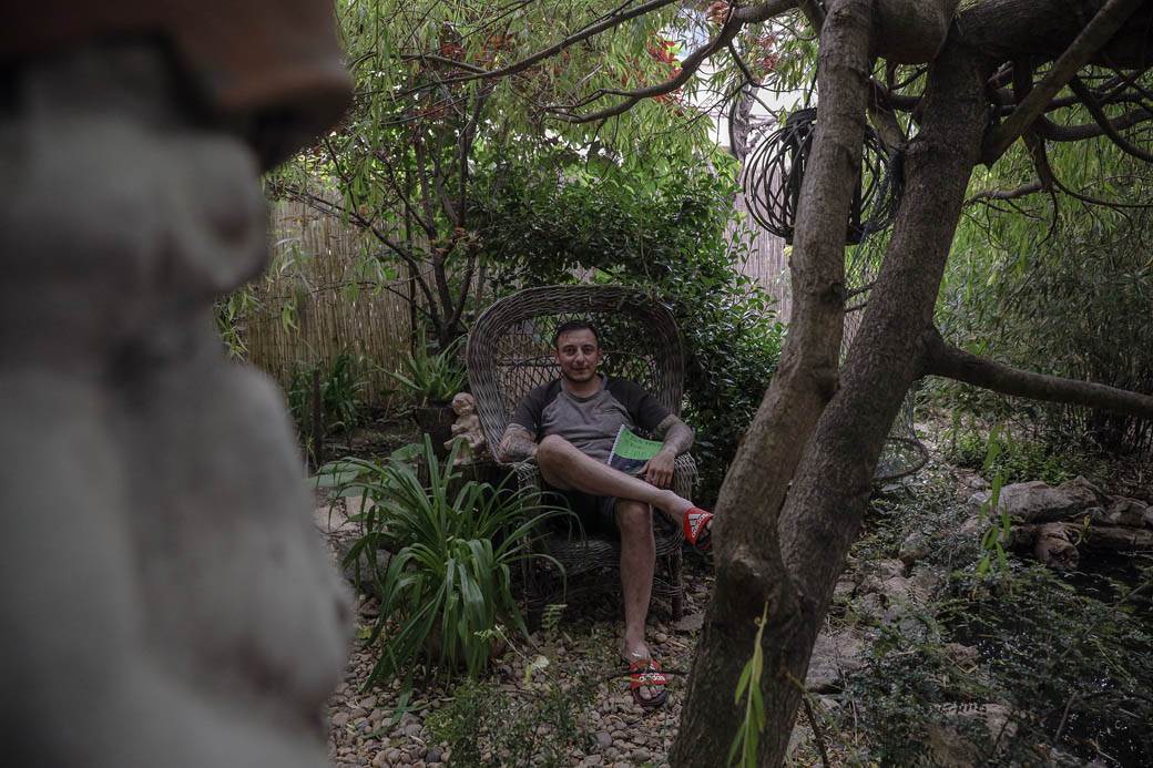 Dušan Džakić vrt koji podseća na džunglu usred Zemuna FOTOGRAFIJE