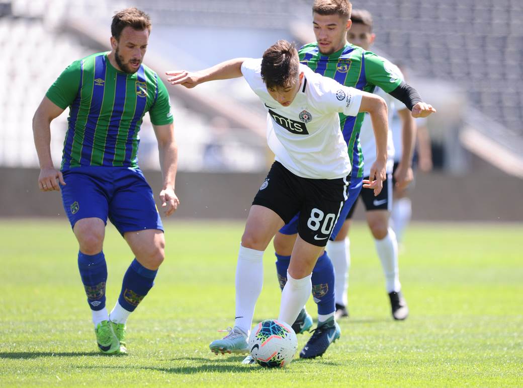 Partizan - Zemun 2:1 prijateljska utakmica