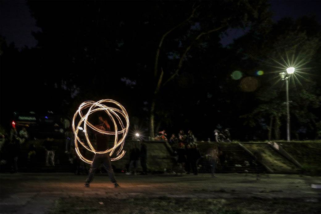 Poi - Ples sa vatrom u Beogradu: Magmus Fire Show FOTOGRAFIJE