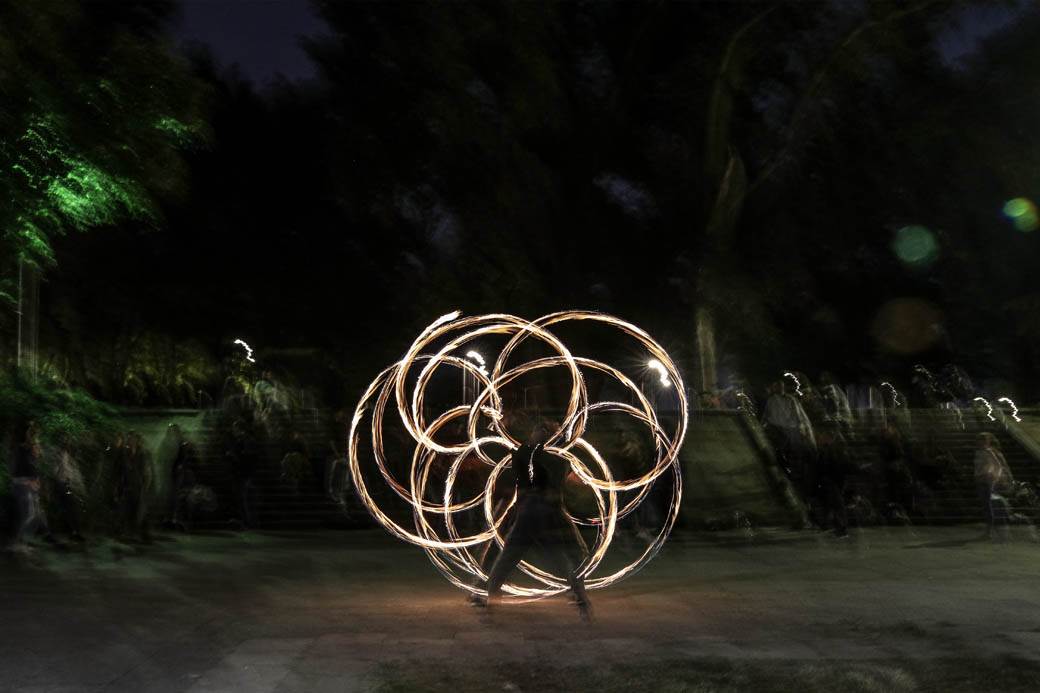Poi - Ples sa vatrom u Beogradu: Magmus Fire Show FOTOGRAFIJE